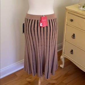 Pure Collection Knit Stripe Skirt